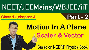 Motion In A Plane Class 11 part 2 | In Bengali | Scaler And Vector |NEET In Bengali | JEE Main WBJEE