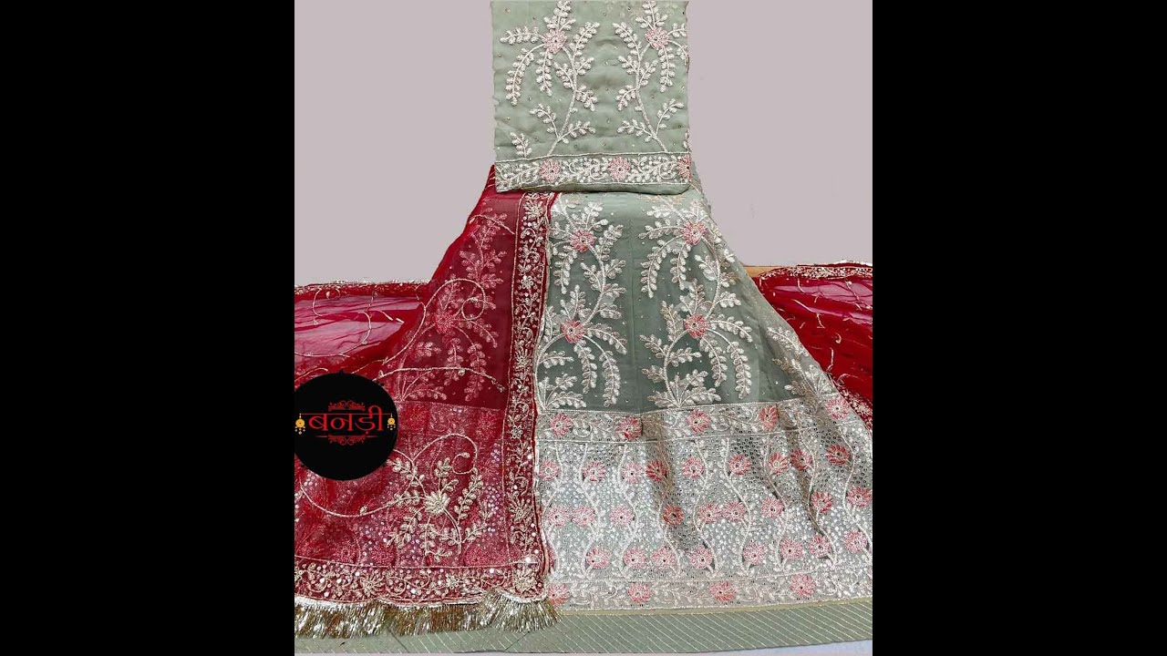 Buy SWADESHI Rajputi Rajasthani Poshak Suit Satan Fabric Kanchli Kurti With  Half Pure Odhna (Dupatta), Unstitched Fabric, Embroidery Design Dress  (Multicolor) (Baby Pink) at Amazon.in