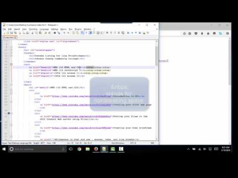 Understanding spaces, tabs, and line breaks in html and css code - YouTube