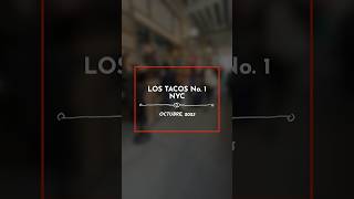 LOS TACOS No. 1 - NYC. #lostacos1 #restaurantesennewyork #tacos