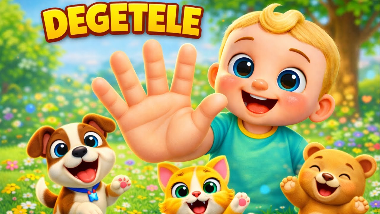 Învață Degetele cu Familia Degețel! 🖐️ Cântece Educative pentru Copii