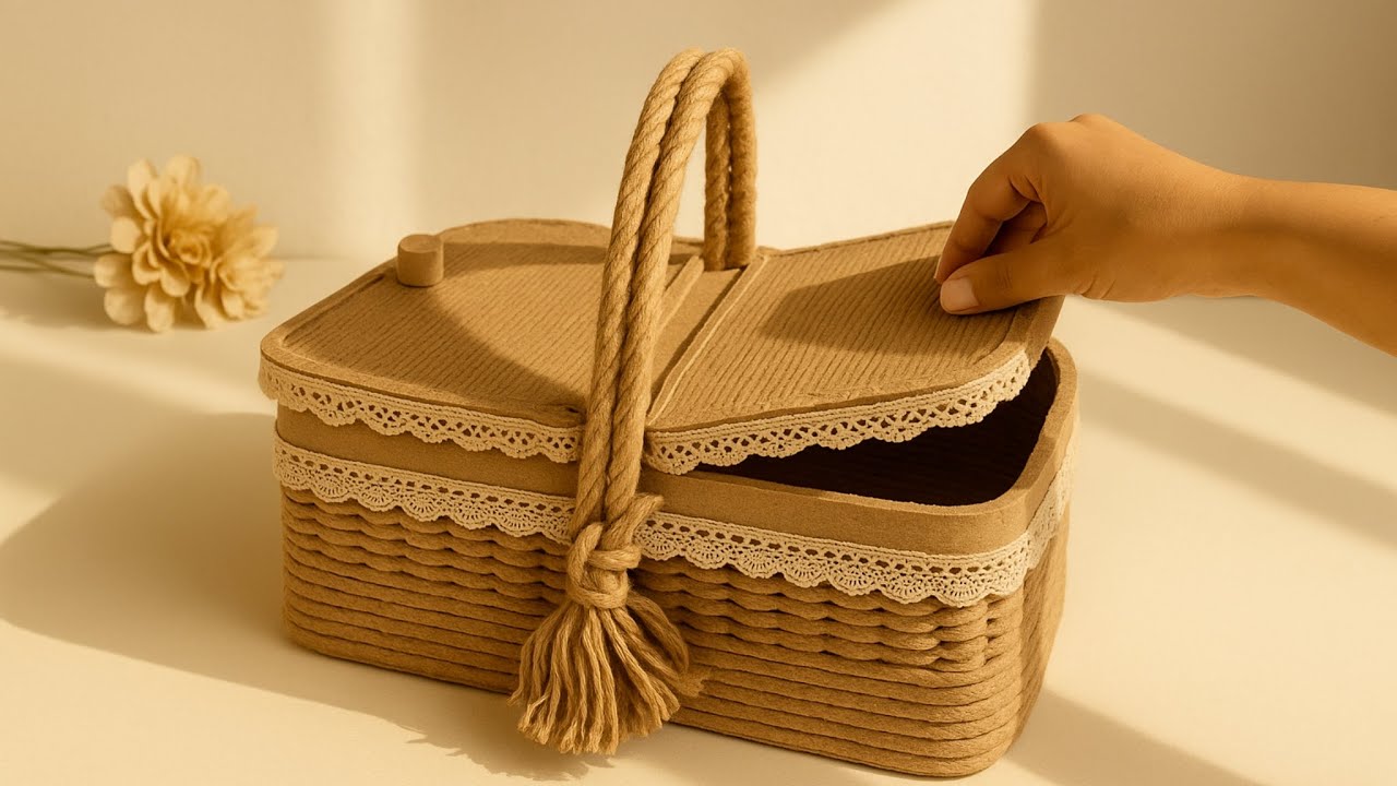 Transforming Cardboard, wooden Sticks & Jute Rope 😍♻️ 5 GENIUS Recycling Ideas to Amaze You!