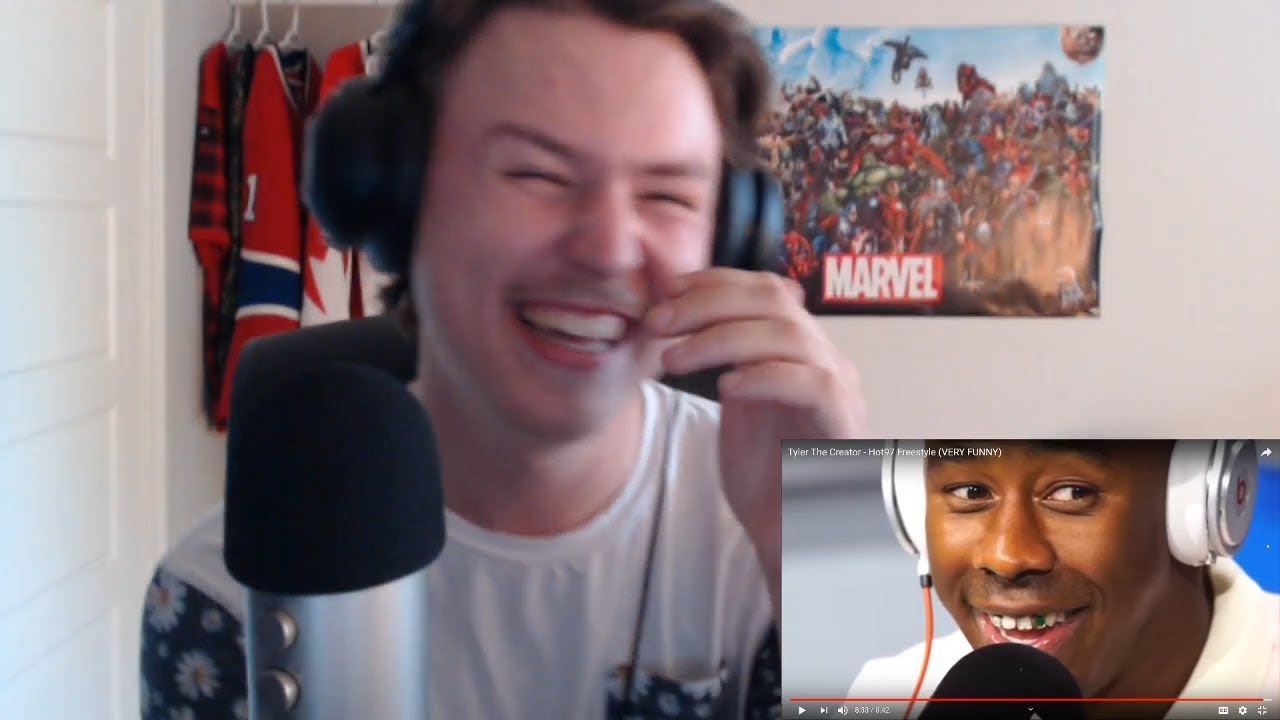 - HE HAS 0 CHILL. FUNNY AF -  Tyler The Creator FunkFlex Freestyle REACTION