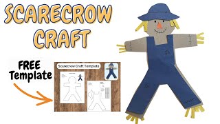 Scarecrow craft (Free Template)
