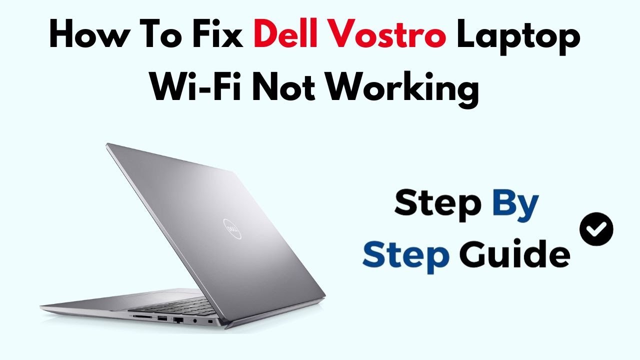 How To Fix Dell Vostro Laptop Wi-Fi Not Working - YouTube