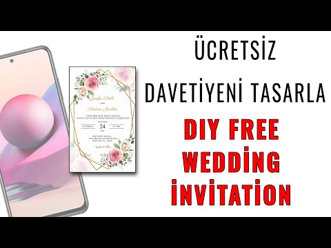 Pulsuz Rəqəmsal Dəvətlər Hazırlayan Öz Dəvətinizi Dizayn edin toy dəvətnaməsi videosu