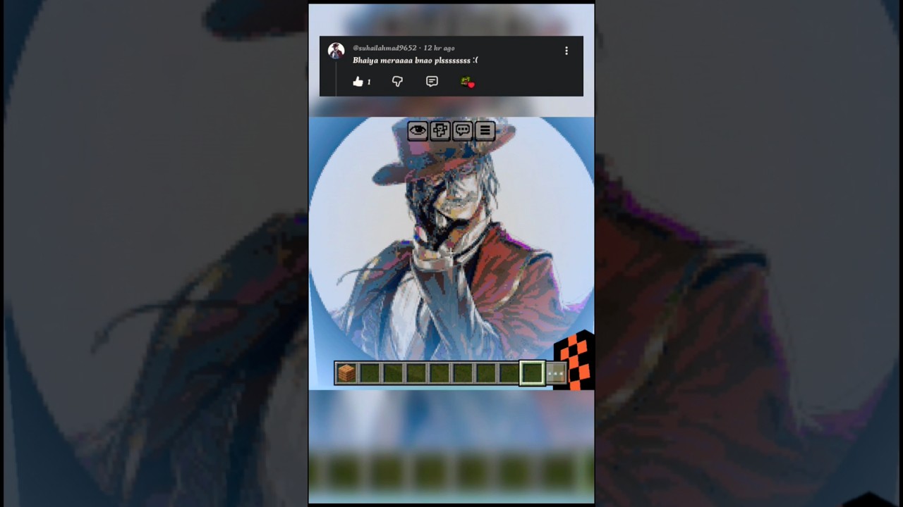 || I MAKE MY SUBSCRIBER LOGO IN MINECRAFT || 