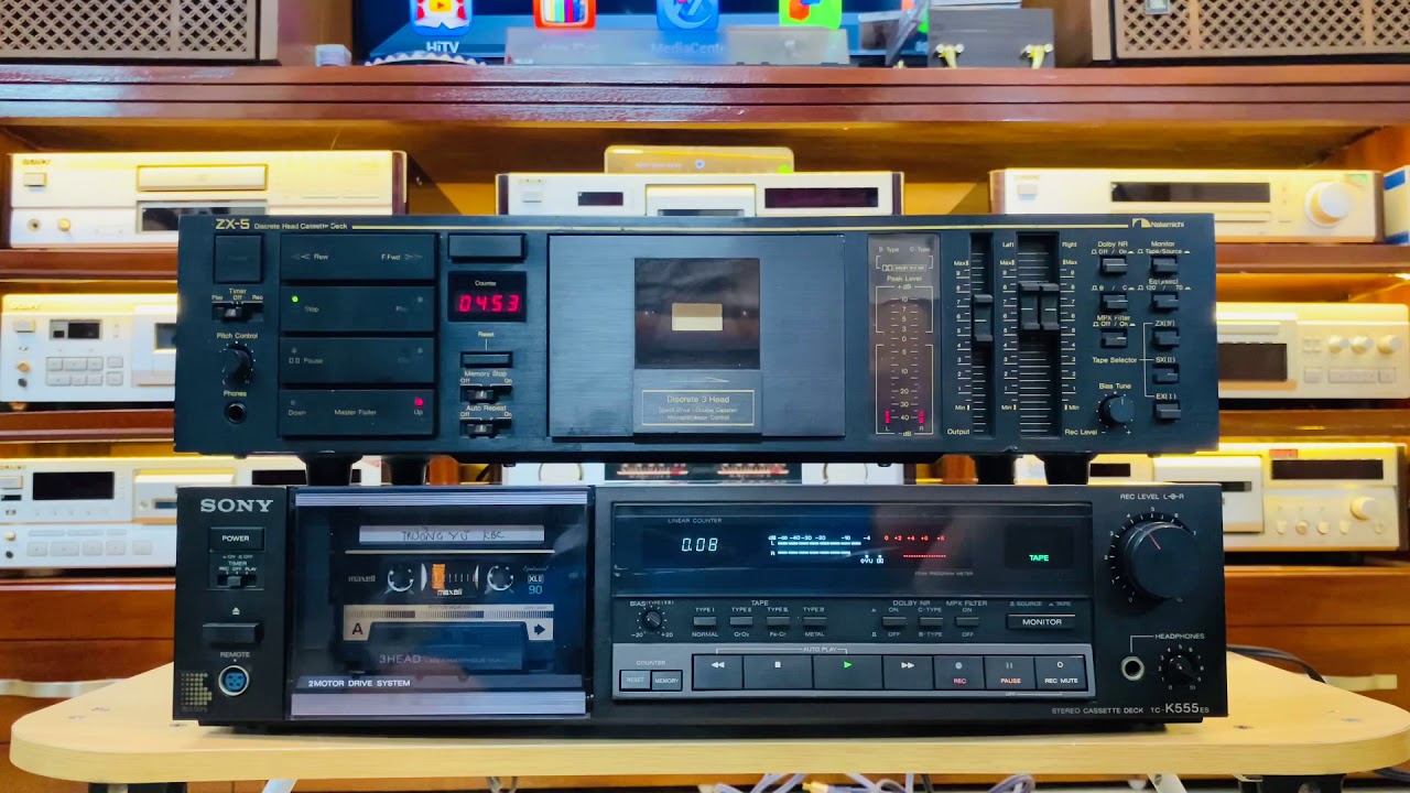 Cassette Deck Sony TC-K555ES - YouTube