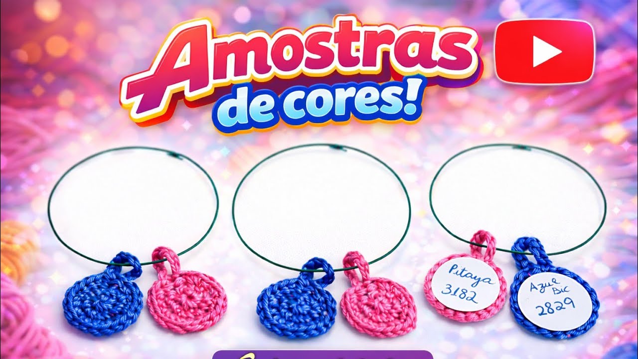 Amostra de cores de linha.