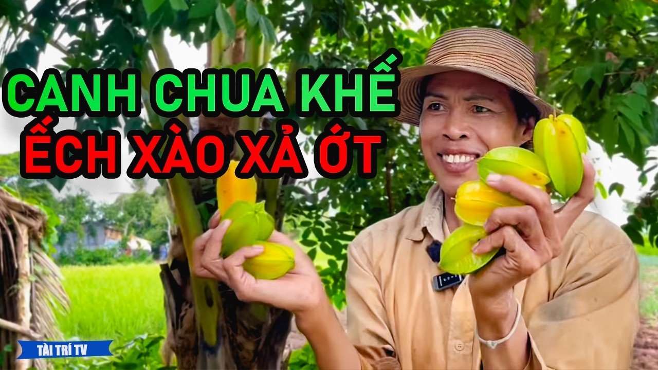 Mộng Kha Chuẩn Bị Món Canh Chua Khế Cùng Ếch Xào Sả Ớt Cho Ngày Mưa Lâm Râm | Tài Trí TV