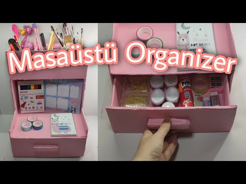 Masaüstü Organizer Yapımı! DIY Desktop Organizer