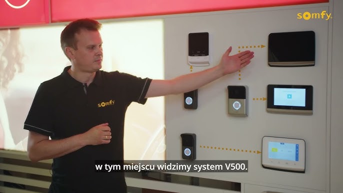 Kit interphone vidéo tactile connecté Somfy V500 | Windowo