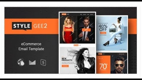 Stylegee 2 - Responsive Ecommerce & Shopping Email Template | Themeforest Templates
