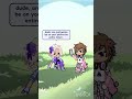 North and west “hanging out” #oc #gacha #originalcharacter #attack #shortvideo #silly #funny #jokes