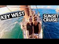 ⛵KEY WEST SUNSET CRUISE! SAILING FLORIDA KEYS (RV LIVING FULL TIME)