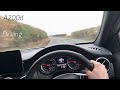 Sport Mode Driving - Mercedes A200d AMG