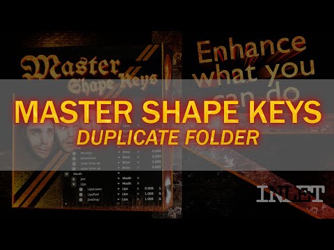 Duplicate Folder - Master Shape Keys - Blender Addon