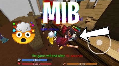 I meet MIB build and shoot blockman go SLIME BG
