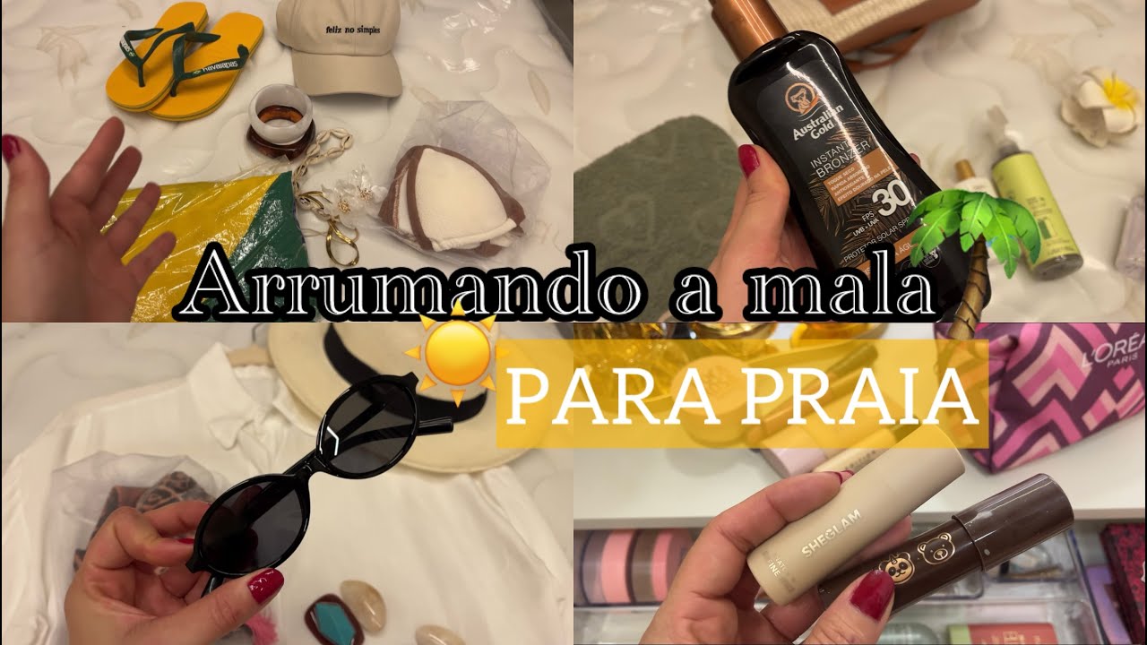 ARRUMANDO A MALA PARA PRAIA | * três dias em Guarujá