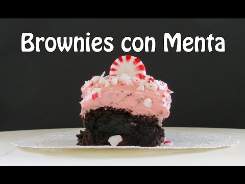 Video: Brownies De Chocolate Con Relleno De Menta