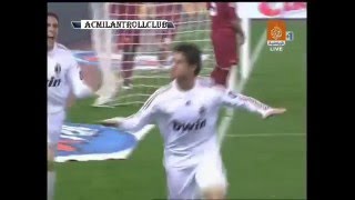 AC MILAN VS ROMA 2-1 ALEXANDRE PATO AMAZING GOAL ASSIST BY Ronaldinho 2009