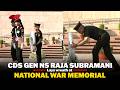 WATCH LIVE: Chief of defence staff General NS Raja Subramani lays wreath at National War Memorial