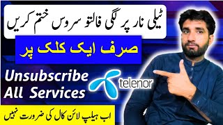How to UnSubscribe Telenor Extra Services | Telenor Service Khatam Karne Ka Tarika