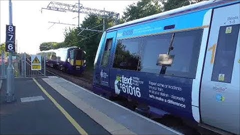 Old & New at Croy Railway Station: 26/7/18 | Class 170 & 385 Passenger Servies
