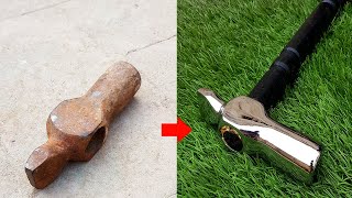 Antique Rusty Hammer Restoration / Perfect Tool Restoration
