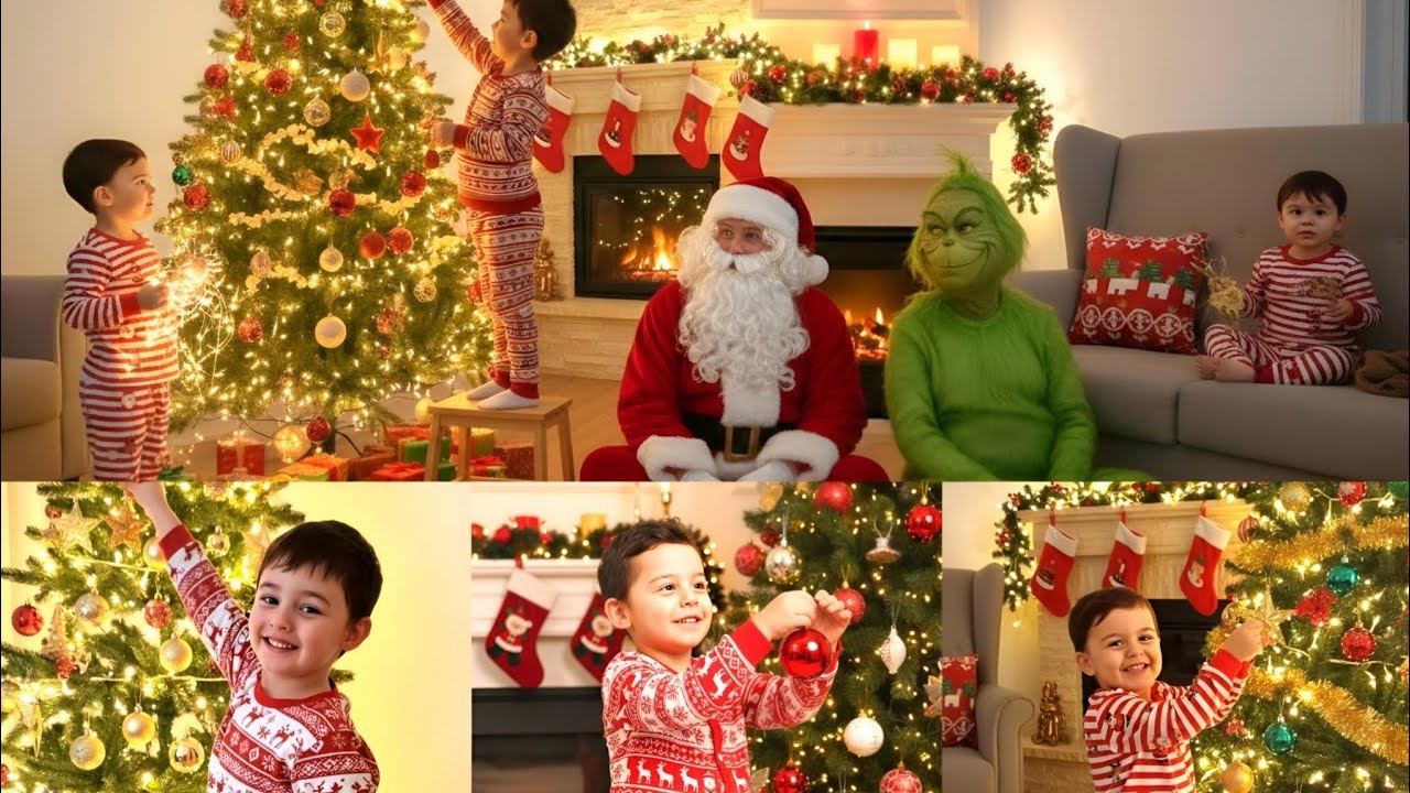 NOEL BABA VE GRİNÇ GEÇ KALDIK DİYE YILBAŞINI İPTAL ETTİLER😱😂😂