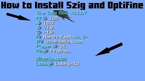 How to Install 5zig and Optifine (Without Forge)