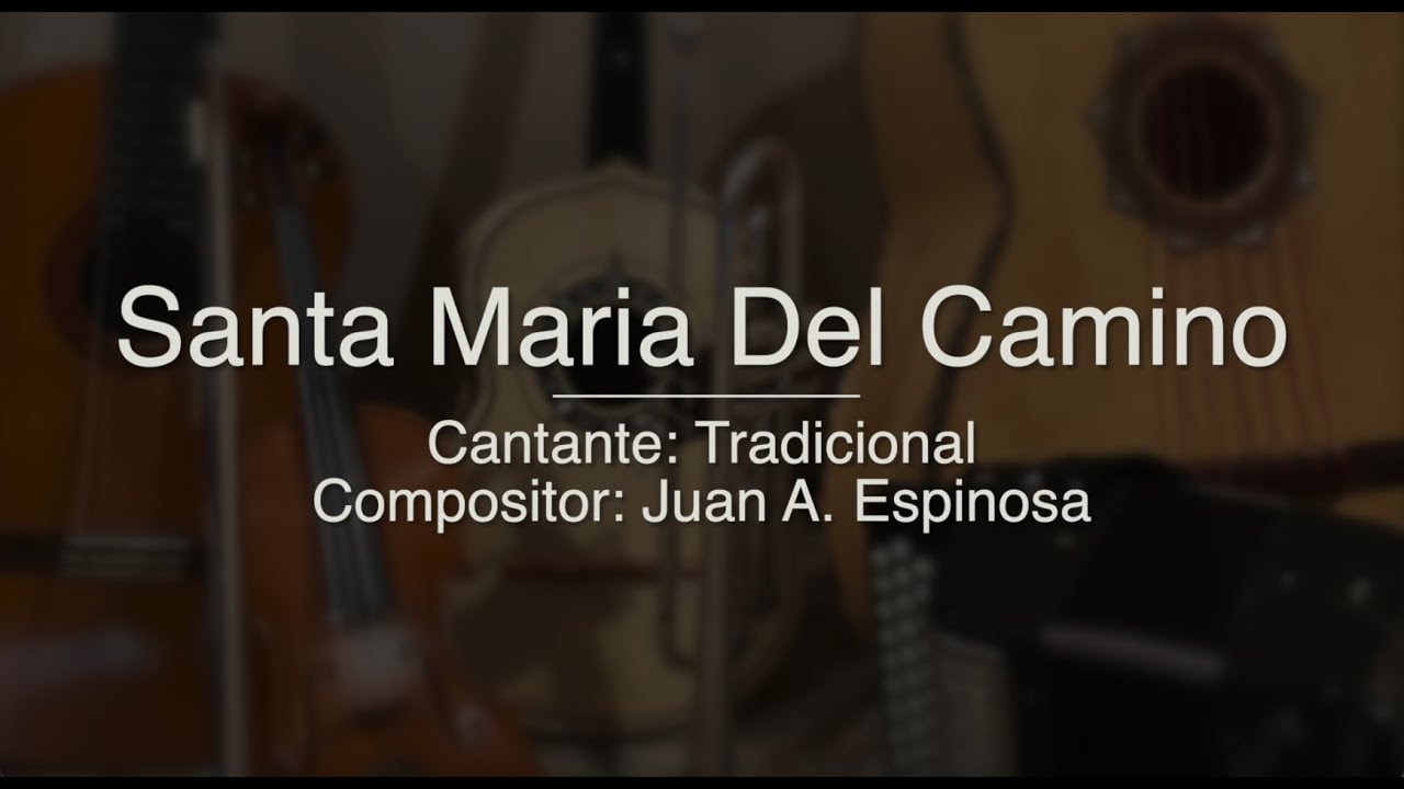 Santa Maria del Camino - Puro Mariachi Karaoke - Tradicional - YouTube
