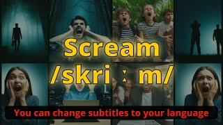 Scream meaning with 5 examples