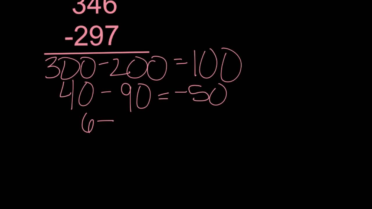 Subtraction Partial Differences Algorithm YouTube Subtraction partial differences algorithm youtube