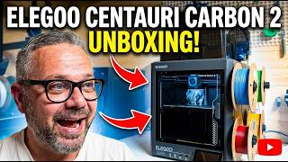 ELEGOO CC2 Unboxing Setup & First Print