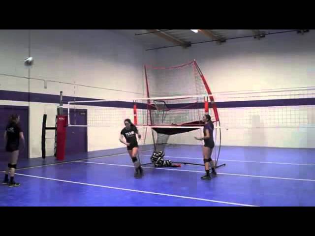 Bow Net Volleyball Practice Station 