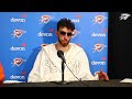 Chet Holmgren on JDub’s return | Postgame Media | February 9, 2026
