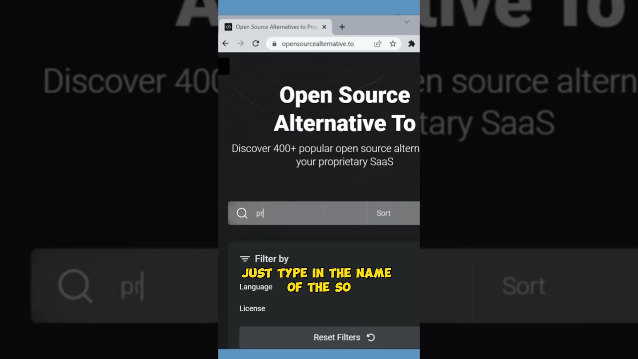 how to get a free alternative to any software 