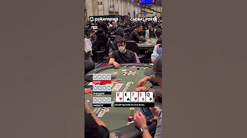 3 Way Pot In WSOP 50 000 PLO HIGH ROLLER Wsop2024 Pokernews 