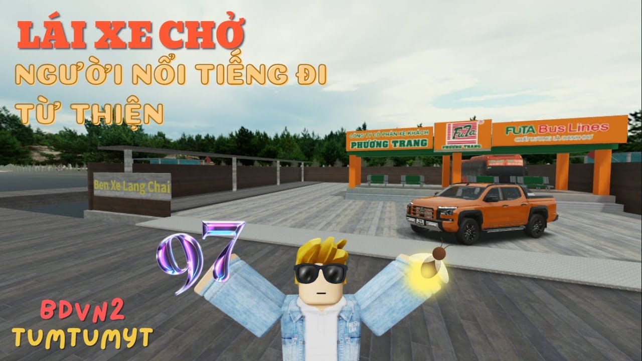 TUMTUM LÁI XE CHỞ NGƯỜI NỔI TIẾNG ĐI HỖ TRỢ VÙNG LỤT TRONG BDVN2 ROBLOX