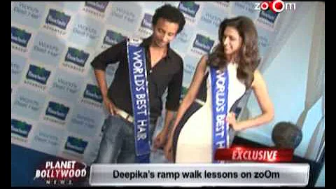 Deepika Padukone's ramp walk lessons on zoOm
