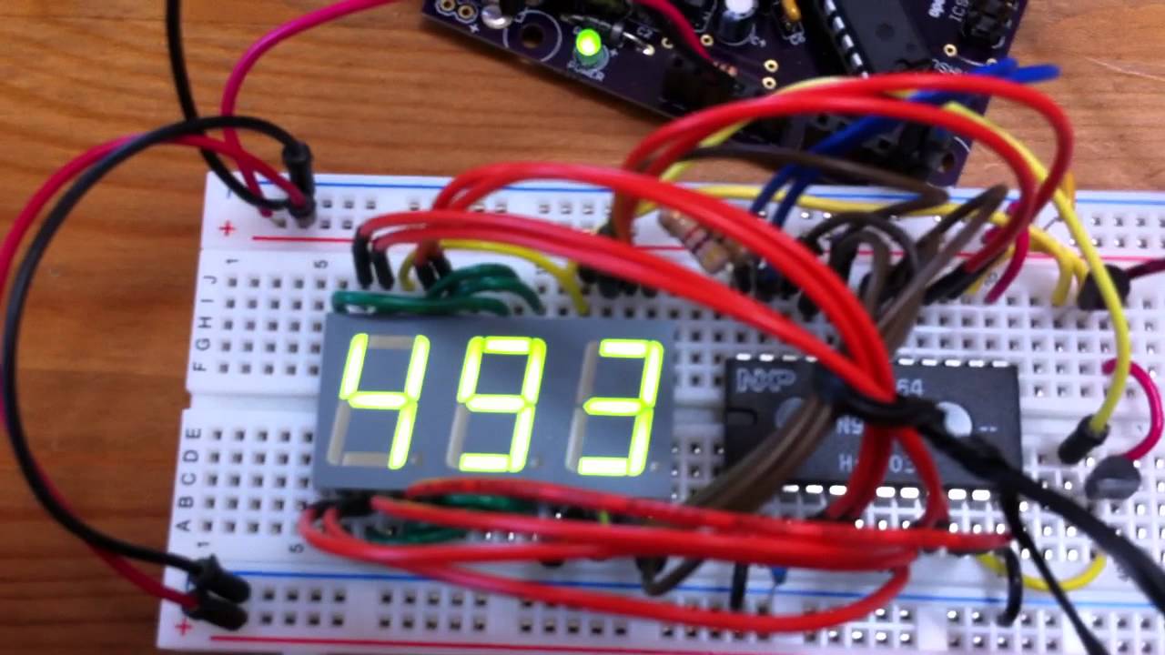 SAA1064 test - YouTube