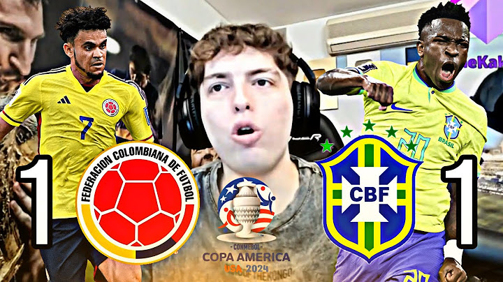 DAVOO XENEIZE REACCIONA A COLOMBIA 1 BRASIL 1 - COPA AMERICA 2024⚽️