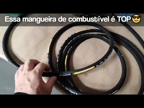 NA CONSTRUÇÃO DO HOTROD, CHEGANDO NA LINHA DE COMBUSTÍVEL, UTILIZE ESSA MANGUEIRA E FIQUE TRANQUILO