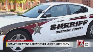 Scam threatens arrest over missed jury duty in Chatham County