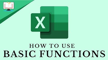 How to Use Basic Functions (SUM, AVERAGE, MIN, MAX, COUNT) | Part 1