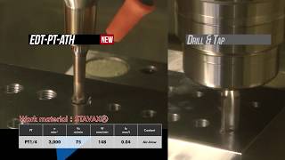 Threading of cooling holes with EDT-PT[English Subtitles]