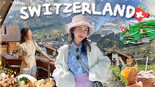 SWITZERLAND VLOG 🇨🇭ep.1 พาเที่ยวเมืองฮิต ที่พักปัง เที่ยวตามง่ายๆ นี่มันภาพวาดชัดๆ 😭 | Brinkkty