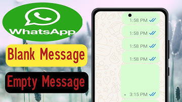 How to Send Blank Message on Whatsapp | How to Send Empty Message in Whatsapp