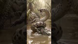 ​6 கோடி வருடங்களுக்கு முன் வாழ்ந்த 50 அடி ராட்சச பாம்பு! #Titanoboa#shorts #nature #animals#snacks